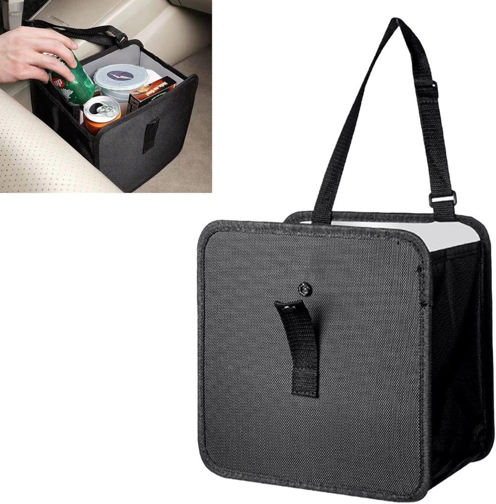 Universal Car Back Seat Storage Bag, Waterproof Small Garbage Container for Travel and Car Interior, V1188-MS-325-1641
