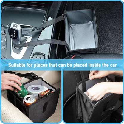 Universal Car Back Seat Storage Bag, Waterproof Small Garbage Container for Travel and Car Interior, V1188-MS-325-1641