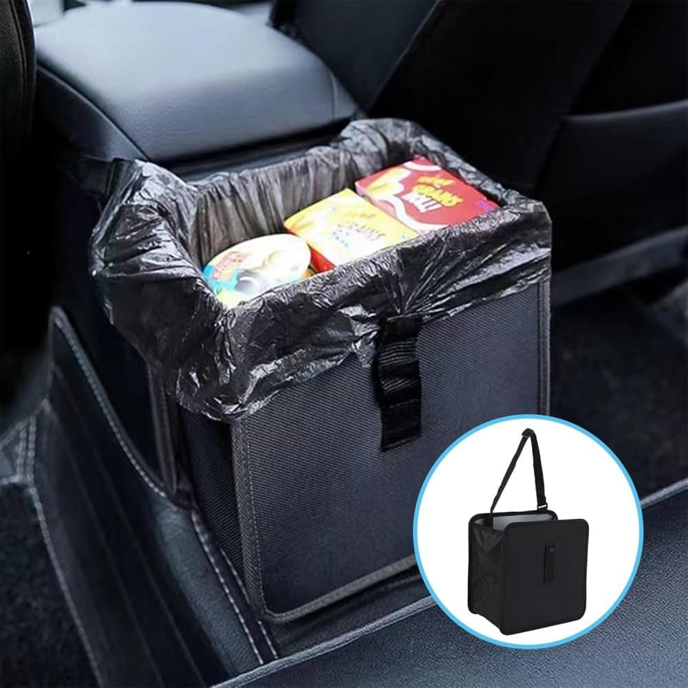 Universal Car Back Seat Storage Bag, Waterproof Small Garbage Container for Travel and Car Interior, V1188-MS-325-1641