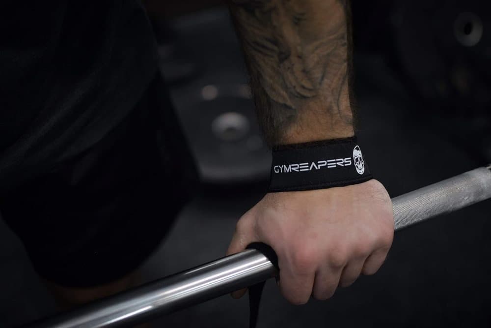 Lifting Wrist Straps for Weightlifting Bodybuilding, Compatible with Gymreapers, Black V1188-MS-325-1650