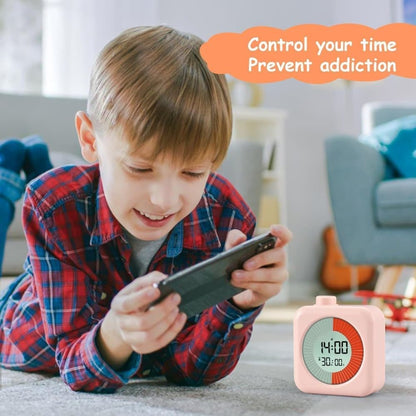 60 Minute Digital Timer with Clock and Alarm, 3-in-1, Pink V1188-MS-325-1651