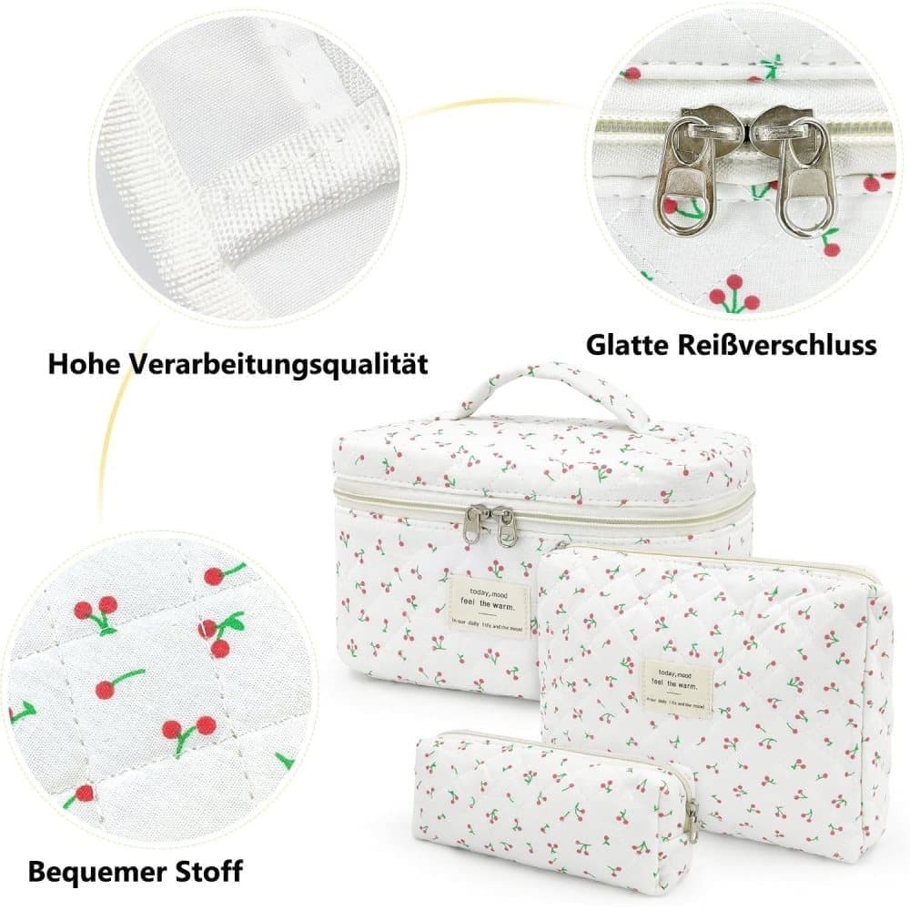3-Pack Large Toiletry Bag, Size B V1188-MS-325-1662