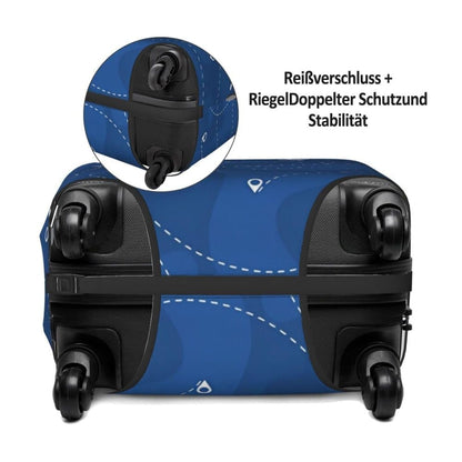 Reinforced Elastic Suitcase Cover Dustproof Durable Double-Sided Printing, 18-32 Inch V1188-MS-325-1667