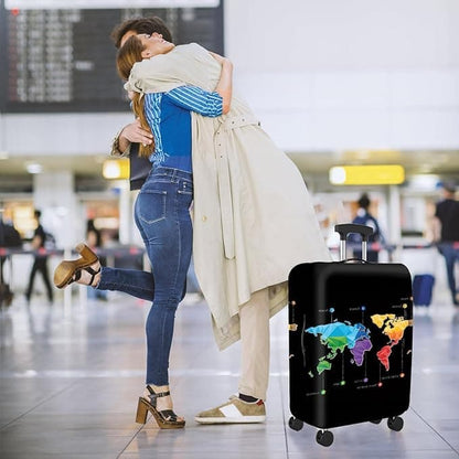 18-32 Inch Elastic Suitcase Cover Washable Luggage Protector Reusable Travel Protective, 18-20inch V1188-MS-325-1671