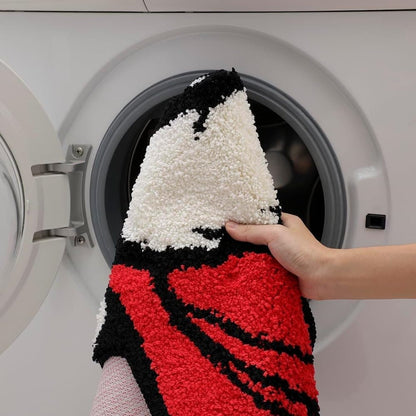 Christmas Santa Claus Bath Mat, Soft Non-Slip Absorbent, Machine Washable, for Living Room and Bathroom V1188-MS-325-1674