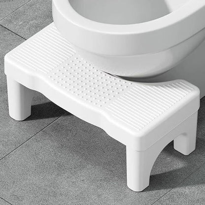 Non-Slip Toilet Stool, 40 x 21 cm, Wide Stomach Squatting Step for Bathroom Gray V1188-MS-325-1682
