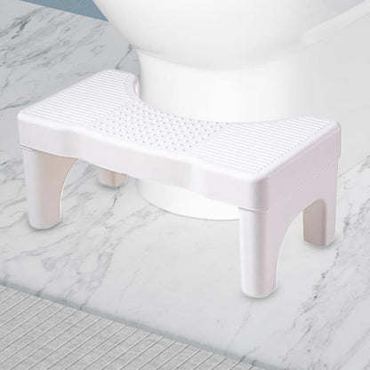 Non-Slip Toilet Stool, 40 x 21 cm, Wide Stomach Squatting Step for Bathroom Gray V1188-MS-325-1682
