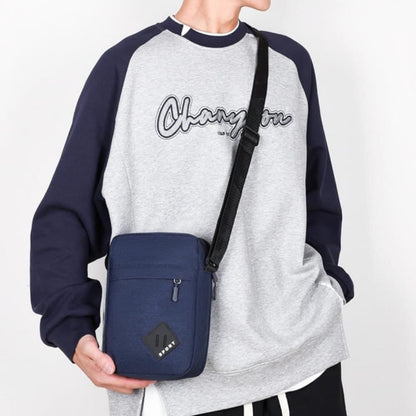 Waterproof Multifunctional Shoulder Bag with Two Compartments, 16x23x9cm, Blue V1188-MS-325-1684