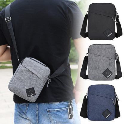 Waterproof Shoulder Backpack Multifunctional with Two Compartments, 16x23x9cm Gray V1188-MS-325-1685