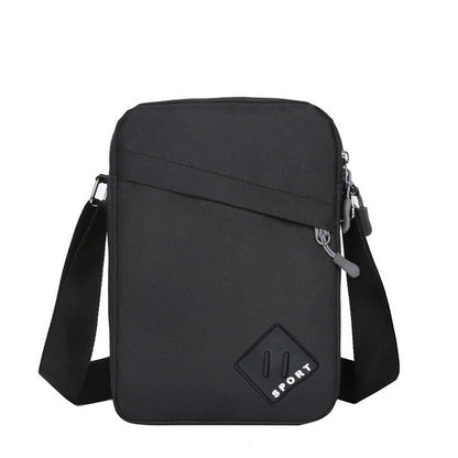 Multifunctional Waterproof Shoulder Bag, 2 Compartments, Black, 16x23x9cm V1188-MS-325-1686