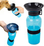 Portable Dog Water Bottle with Bowl 500ml, Blue, Compatible with Dogs V1188-MS-325-1687