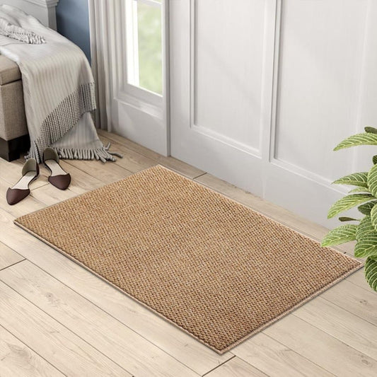 Brown Jute Doormat for Indoor and Outdoor Use Non-Slip Dust-Resistant Quick-Absorbing, 60x90cm V1188-MS-325-1694