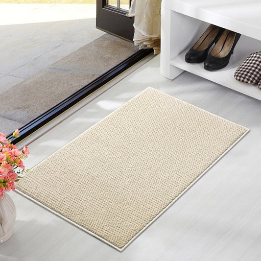 Non-Slip Jute Doormat for Indoor and Outdoor Use Dust-Resistant Quick-Absorbing Welcome Mat, 60x90cm V1188-MS-325-1696