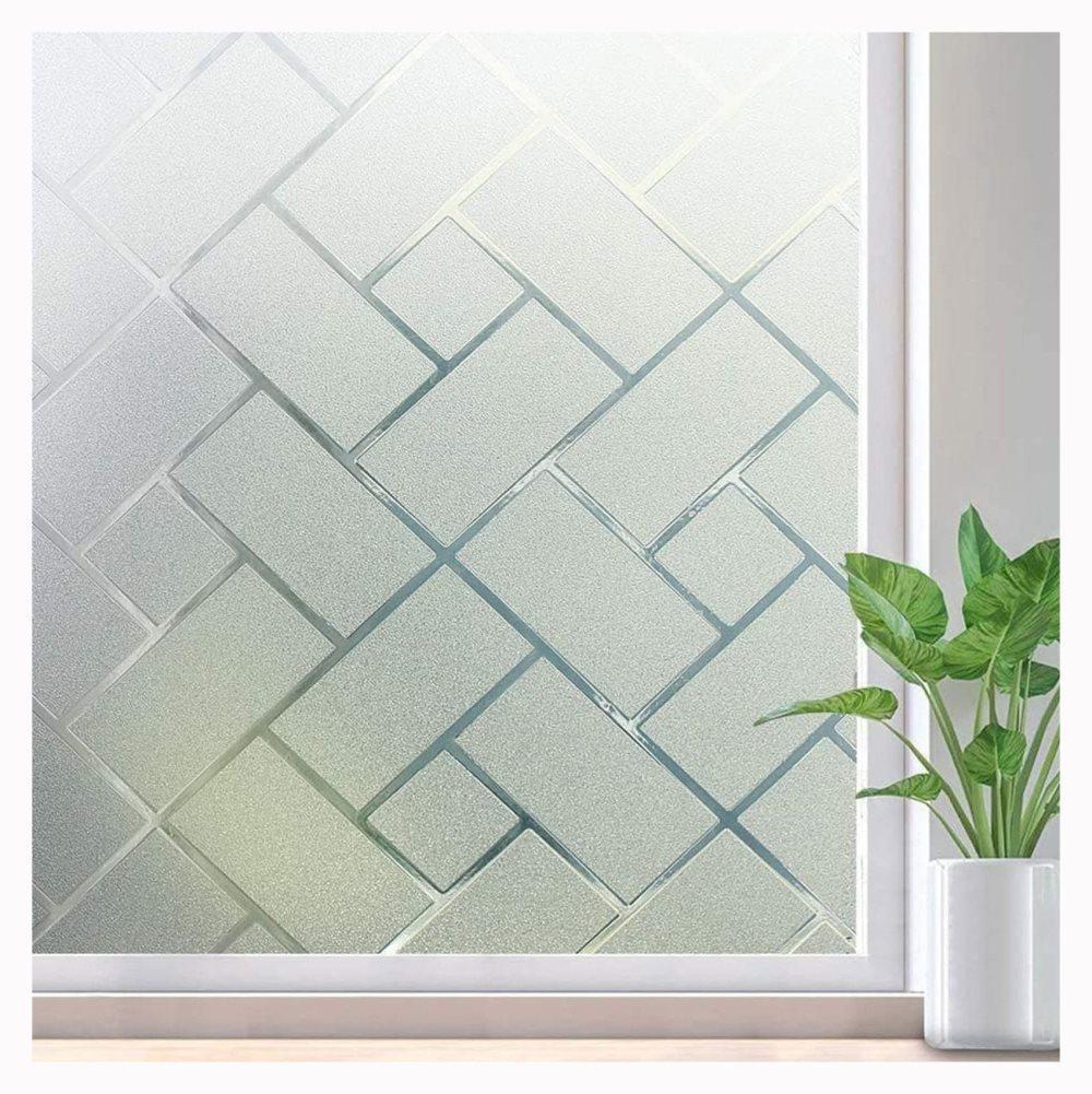 3D Decorative Frosted Glass Window Film Self Adhesive Privacy Protection, 40cmx2m V1188-MS-325-1704