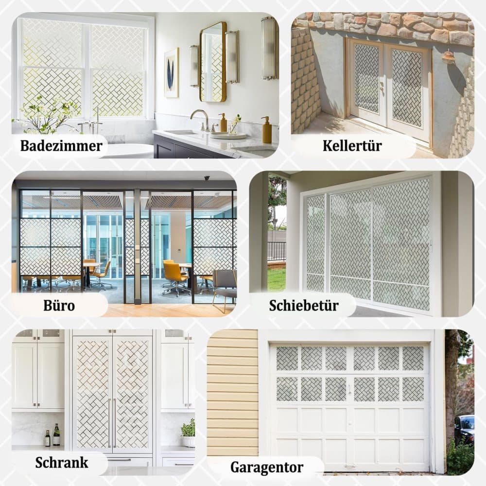 3D Decorative Frosted Glass Window Film Self Adhesive Privacy Protection, 40cmx2m V1188-MS-325-1704