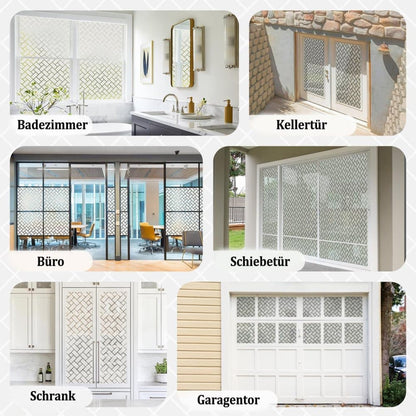 3D Decorative Frosted Glass Window Film Self Adhesive Privacy Protection, 40cmx2m V1188-MS-325-1704