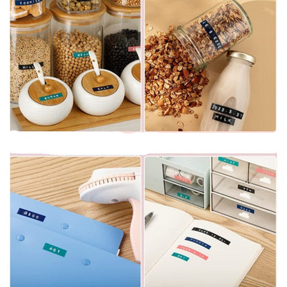 Portable Label Printer with 6 Rolls of Label Tape, Multifunction 3D Printer for Home Use, Easy to Use, Green V1188-MS-325-1707
