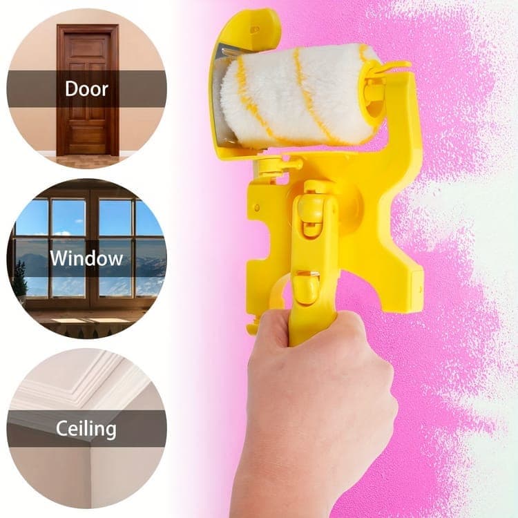 1 Set Paint Roller Set for Indoor Walls, Perfect for Precise Painting of Corners and Edges V1188-MS-325-1710