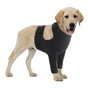 Dog Elbow Protector XL, Black, Breathable Elastic Post-Surgery Sleeve Prevents Licking and Biting V1188-MS-325-1724