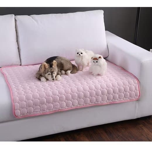 50-100 cm Dog and Cat Cooling Mat, Breathable Pet Cooling Pad, Pink, 70x55 cm V1188-MS-325-1736