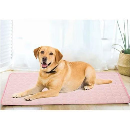 50-100 cm Dog and Cat Cooling Mat, Breathable Pet Cooling Pad, Pink, 70x55 cm V1188-MS-325-1736