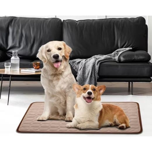 Cooling Mat for Dogs and Cats, 70x55cm, Light Brown, Breathable, Multiple Colors Available V1188-MS-325-1739