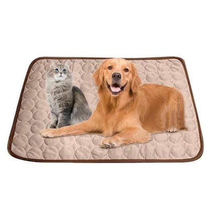 50x40cm Cooling Mat for Dogs and Cats, Breathable, Light Brown, with Multiple Colors Available V1188-MS-325-1740