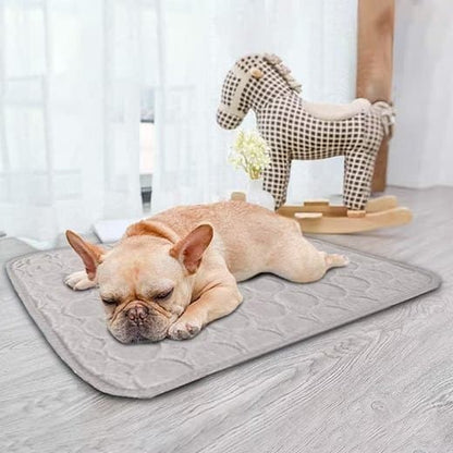 Cooling Mat for Dogs and Cats, 100x70cm, XL, Gray, Breathable in Multiple Colors V1188-MS-325-1748