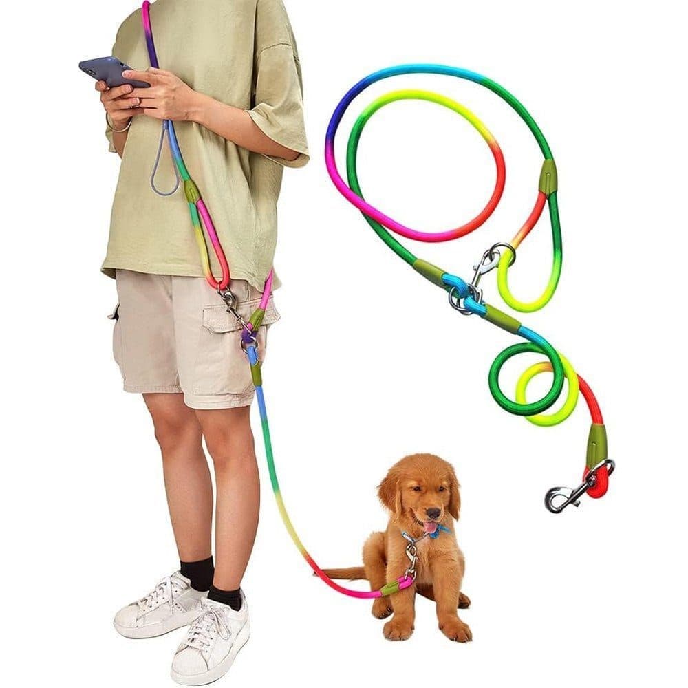 Reflective Hands-Free Dog Leash with Shoulder Strap for Jogging, Compatible with Small and Medium Dogs, V1188-MS-325-1761