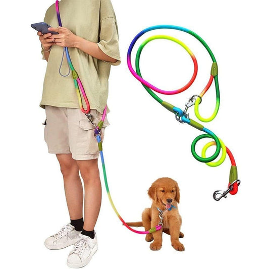 Reflective Hands-Free Dog Leash with Shoulder Strap for Jogging, Compatible with Small and Medium Dogs, V1188-MS-325-1761