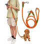 Reflective Hands-Free Dog Leash with Shoulder Strap for Jogging, Compatible with Small and Medium Dogs, Orange V1188-MS-325-1762