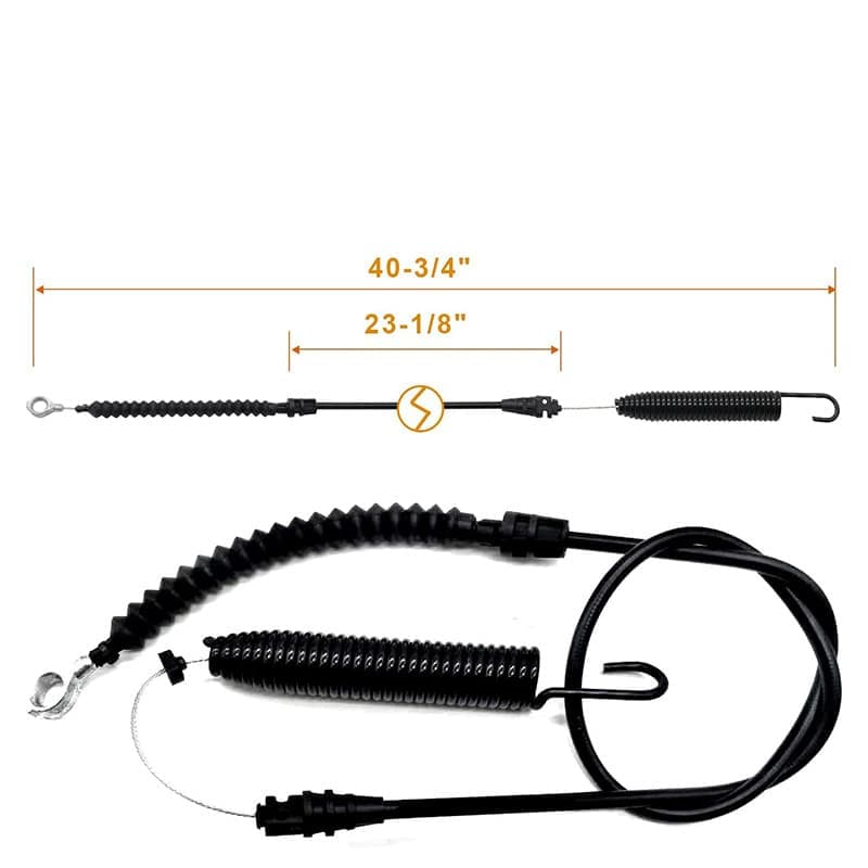 1 Replacement Lawn Mower Blade Cable for MTD Craftsman Yard-Man Troy-Bilt Murray, OEM 946-05124A 946-05124 V1188-MS-325-1770