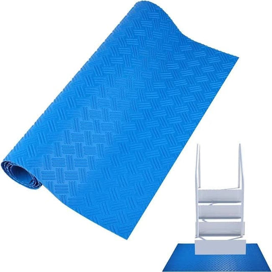 Non-Slip Pool Ladder Mat for Above-Ground Pools, 90 x 40 cm, Anti-Slip Protection with Non-Slip Pattern V1188-MS-325-1776