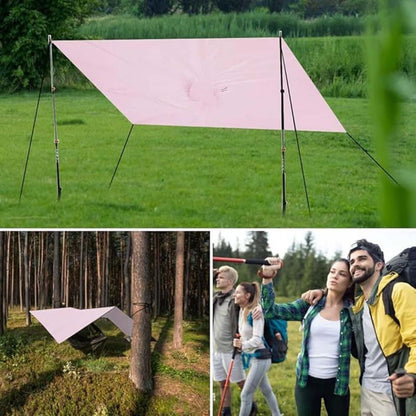 3-in-1 Multifunctional Waterproof Rain Jacket Poncho with Hood, Breathable Raincoat Pink V1188-MS-325-1798