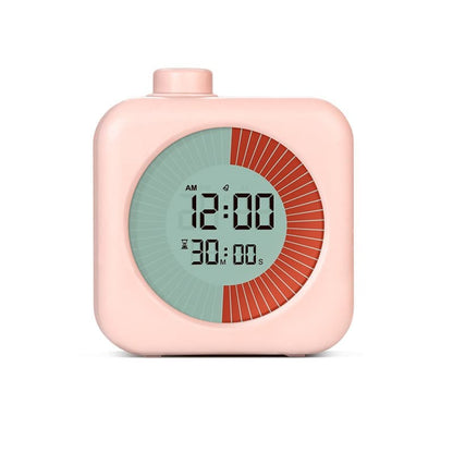 Digital Visual Timer 3-in-1 Clock Alarm Countdown for Kids and Home, Pink, 60 Min V1188-MS-325-1802