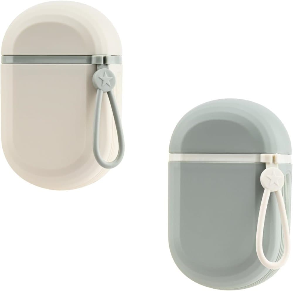 2-Pack Portable Soap Dish with Drainage Grid and Handle, Waterproof Travel Soap Storage for Outdoor Activities V1188-MS-325-1804