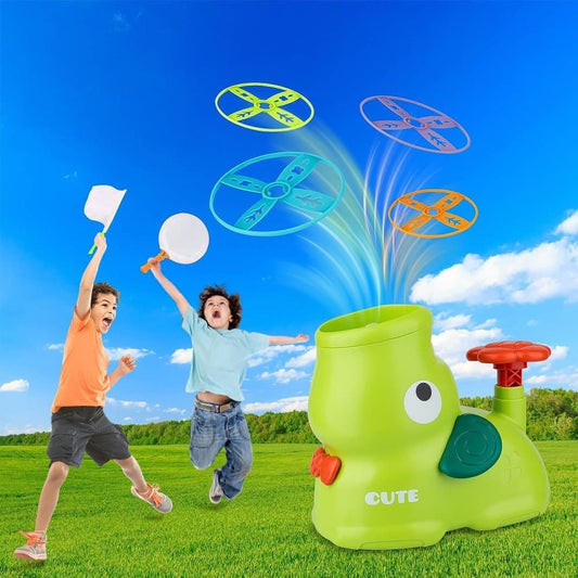 Kids Flying Disc Game with 8 Discs and Safety Glasses, Outdoor Toy for Children V1188-MS-325-1807