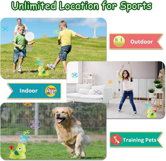 Kids Flying Disc Game with 8 Discs and Safety Glasses, Outdoor Toy for Children V1188-MS-325-1807