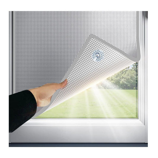 50x50cm Aluminum Foil Sun Protection Film, Self Adhesive Thermal Insulation UV Privacy Film for Windows, V1188-MS-325-1818