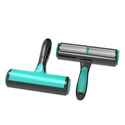 Pet fur remover roller reusable for dog and cat hair, compatible with bed sofa carpet, light blue V1188-MS-325-1829