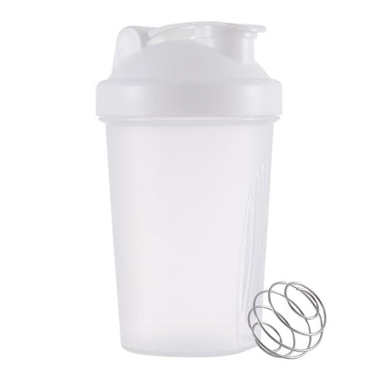 400ml Protein Shaker with Leak-proof Design, Stainless Steel Strainer and Measuring Scale, Multiple Colors, V1188-MS-325-1853