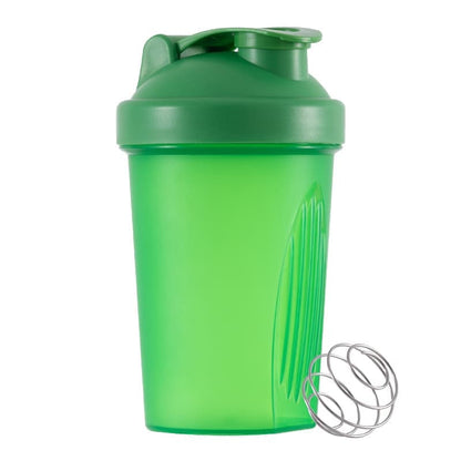400ml Protein Shaker with Leak-proof Design, Stainless Steel Strainer and Measuring Scale, Multiple Colors, V1188-MS-325-1854