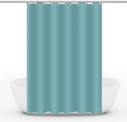 Waterproof Shower Curtain 180x180cm, Light Blue, Quick-Drying Mold Resistant, Compatible with Outdoor Shower V1188-MS-325-1877