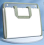 13 Compartments A4 Document Folder, Transparent Waterproof with Snaps, for School and Home, compatible with V1188-MS-325-1887