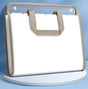 13 Compartments A4 Document Folder, Transparent Waterproof with Snaps, Light Brown, Compatible with Office V1188-MS-325-1889