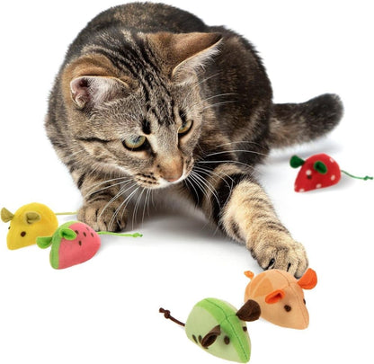 1 Pack Catnip Toy Fruit-Shaped Soft Plush for Cats, Stimulating Fun Play V1188-MS-325-1890