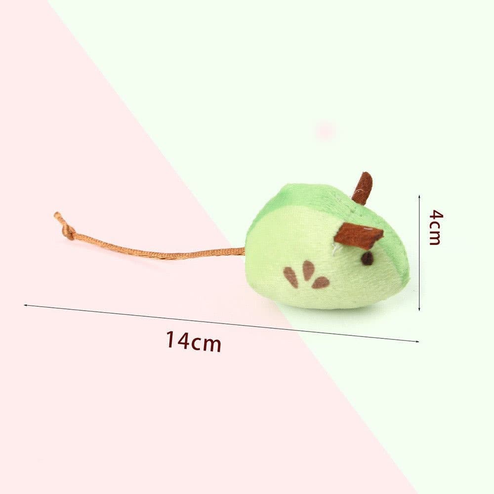 1 Pack Catnip Toy Fruit-Shaped Soft Plush for Cats, Stimulating Fun Play V1188-MS-325-1890