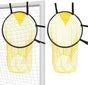 2-Pack Soccer Goal Net for Shooting Training, Portable Foldable, 6x4ft, Yellow V1188-MS-325-1894