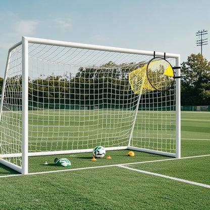 2-Pack Soccer Goal Net for Shooting Training, Portable Foldable, 6x4ft, Yellow V1188-MS-325-1894