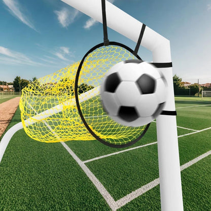 2-Pack Soccer Goal Net for Shooting Training, Portable Foldable, 6x4ft, Yellow V1188-MS-325-1894